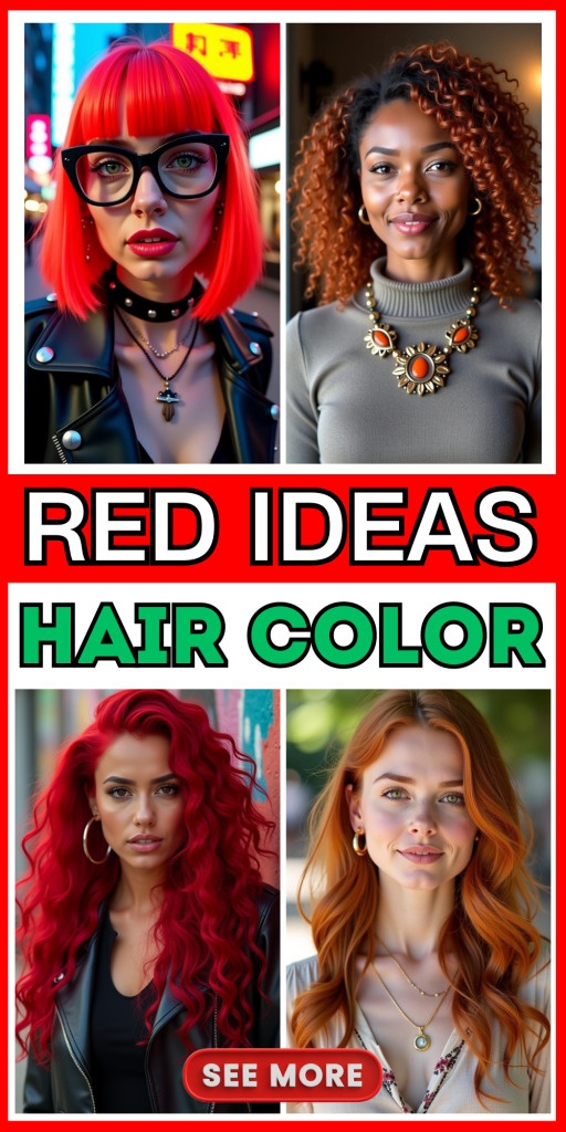 23 Red Hair Color Ideas for Brunettes, Blondes, Black Women, and Short Hair