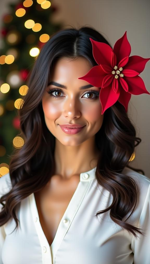 23 Stunning Christmas Hair Accessories Ideas for Women and Kids