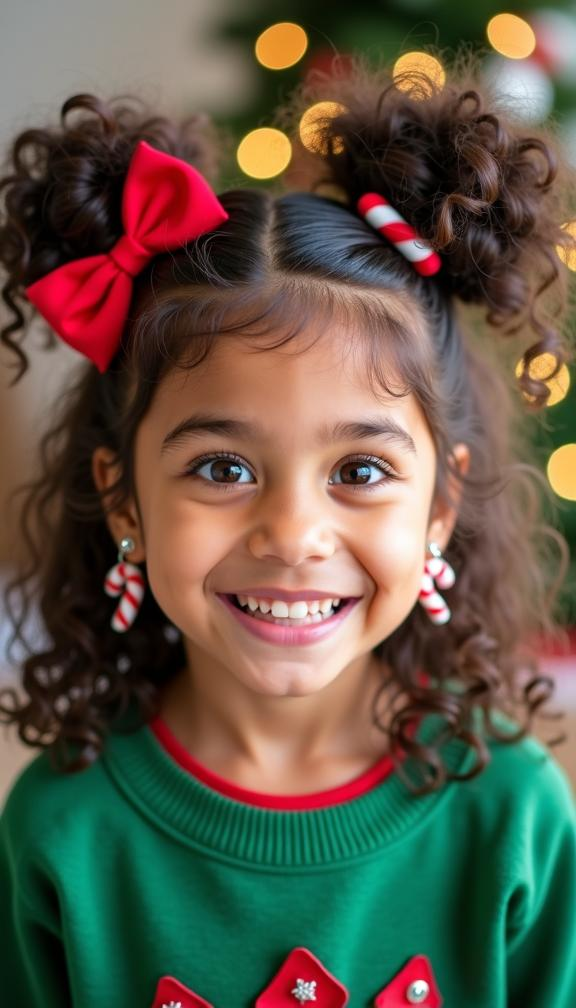 23 Festive Christmas Hairstyles for Kids | Holiday Hair Ideas