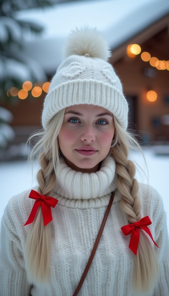 23 Stunning Christmas Hat Hairstyles for a Festive Look This Holiday Season