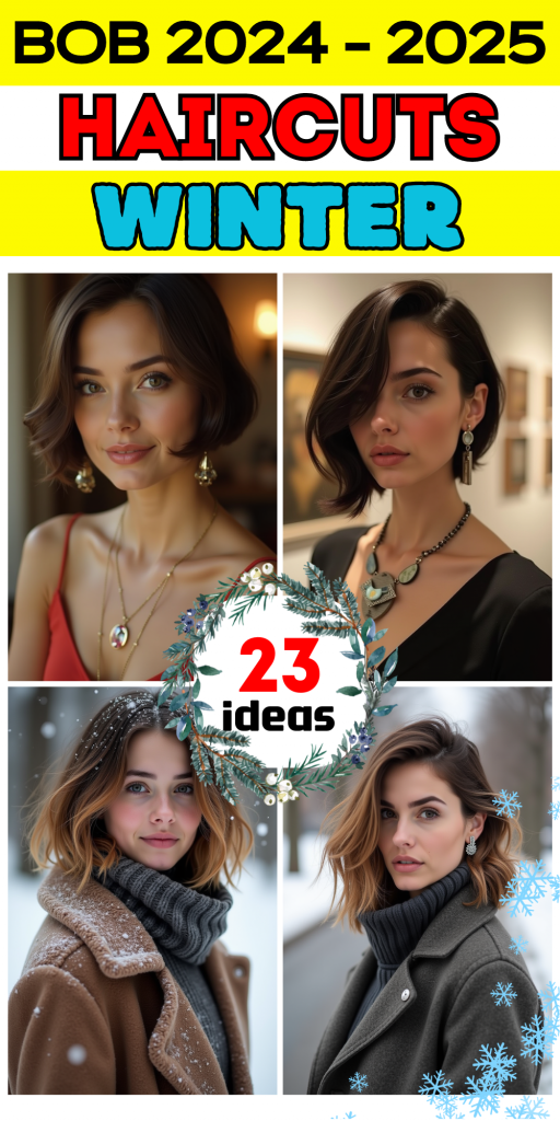 23 Winter Bob Haircuts 2024-2025: Trendy Styles and Perfect Pairings with Hats and Outfits