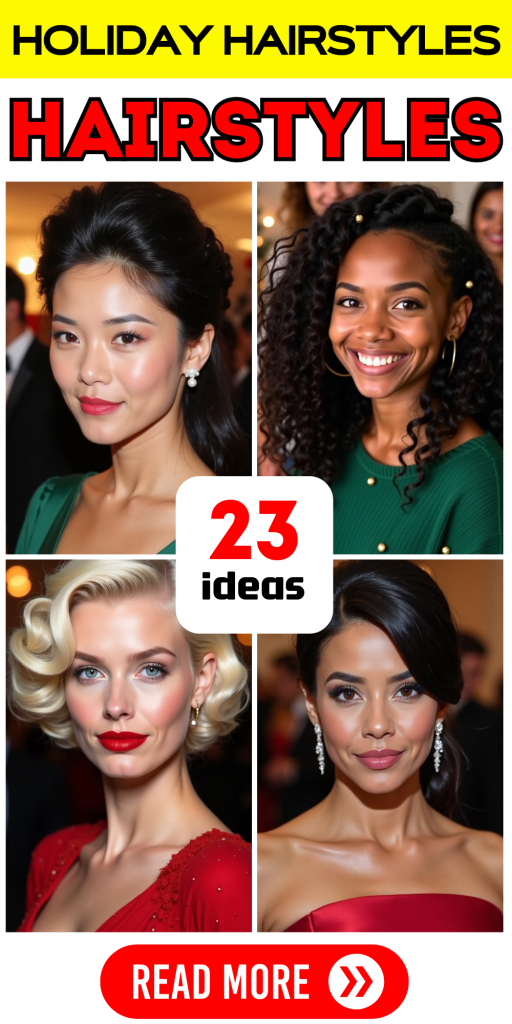 23 Gorgeous Holiday Hairstyles for Every Hair Type and Length