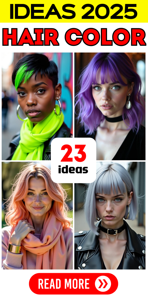 23 Top Hair Color Ideas for 2025: Bold and Beautiful Shades for Every Hair Type