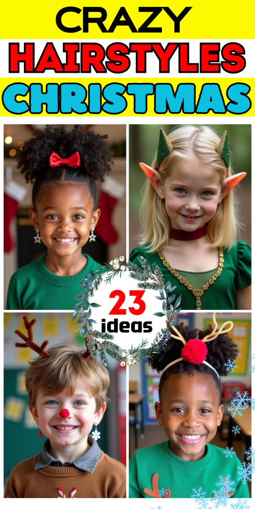 23 Crazy Christmas Hairstyles to Rock This Holiday Season