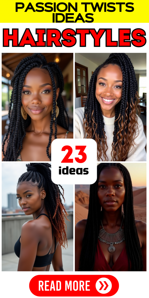 23 Passion Twists Hairstyles Ideas for Long, Medium, and Short Hair – Trendy and Unique Styles