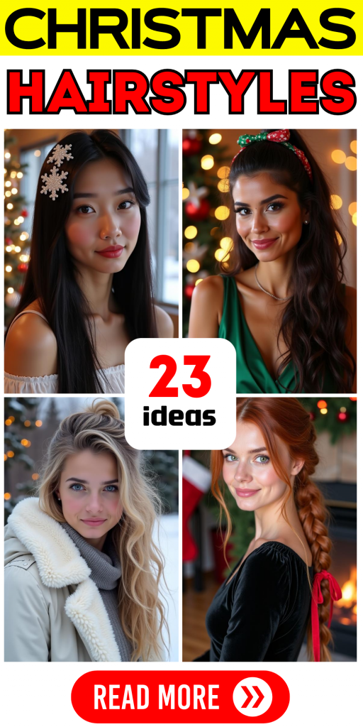 Top 23 Christmas Hairstyles for Every Hair Type and Length