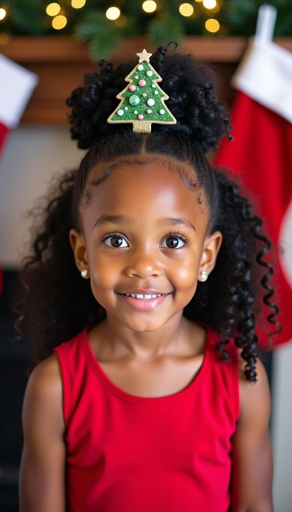 23 Stunning Christmas Hair Accessories Ideas for Women and Kids