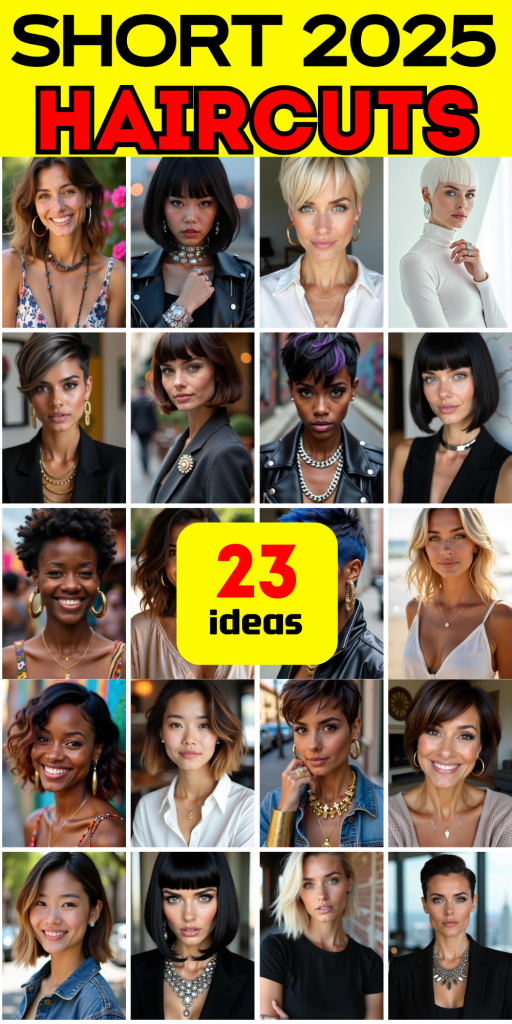 23 Top Short Haircuts for Women in 2025: Bold & Beautiful Styles to Try