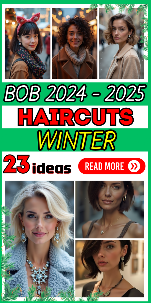 23 Winter Bob Haircuts 2024-2025: Trendy Styles and Perfect Pairings with Hats and Outfits