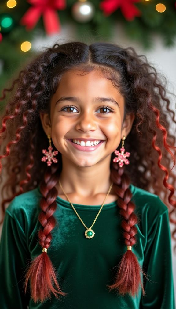 23 Festive Christmas Hairstyles for Kids | Holiday Hair Ideas