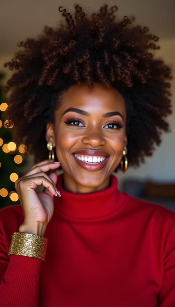 23 Stunning Christmas Hairstyles for Black Women – Braids, Wigs, and Natural Hair Ideas