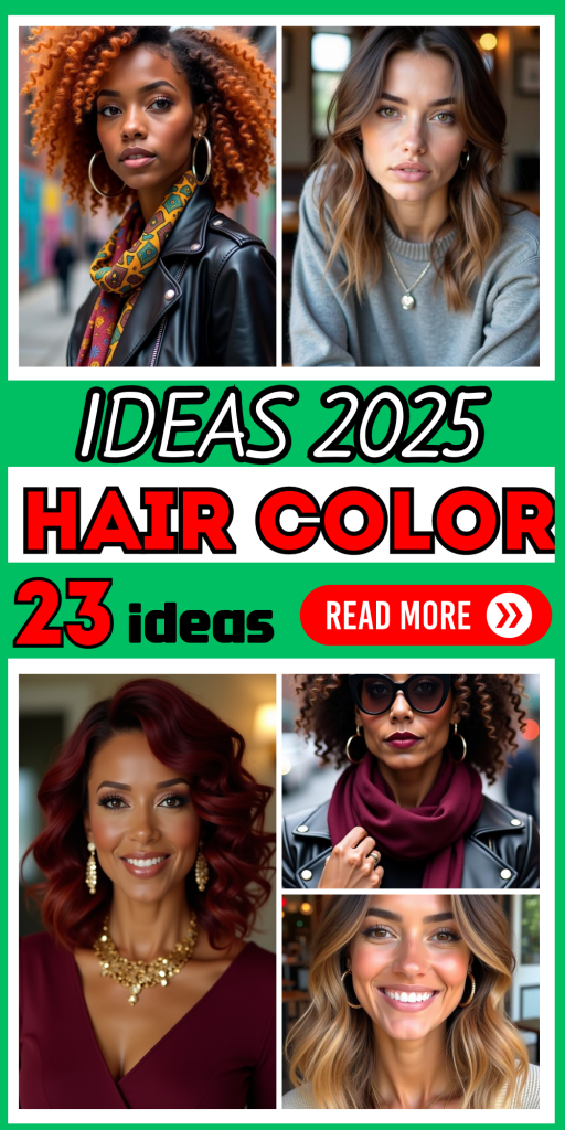 23 Top Hair Color Ideas for 2025: Bold and Beautiful Shades for Every Hair Type