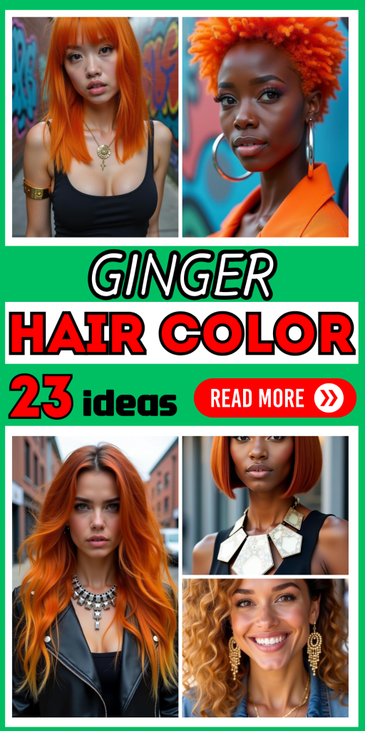 23 Stunning Ginger Hair Colors for Every Skin Tone: From Fiery Copper to Soft Strawberry Blonde