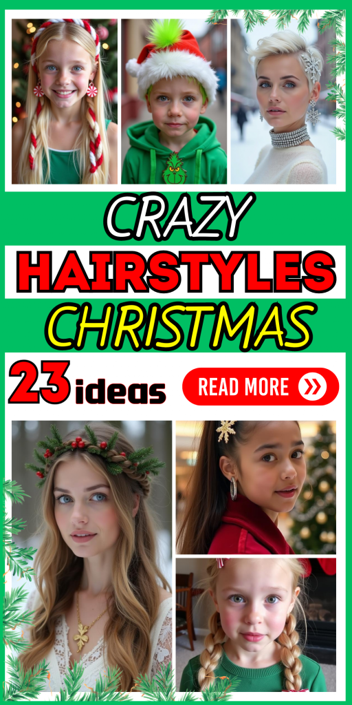 23 Crazy Christmas Hairstyles to Rock This Holiday Season