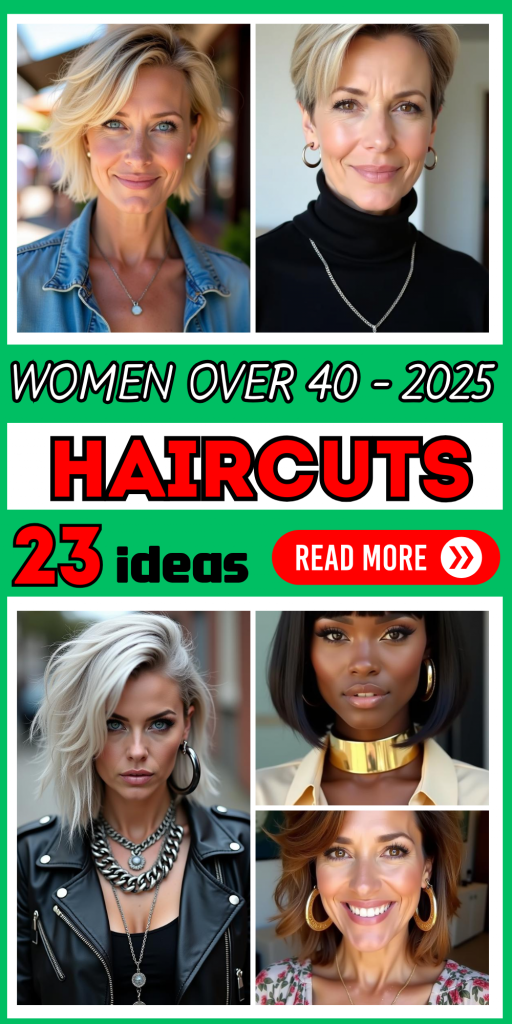 23 Top New Haircuts for Women Over 40 in 2025: Trendy and Flattering Styles