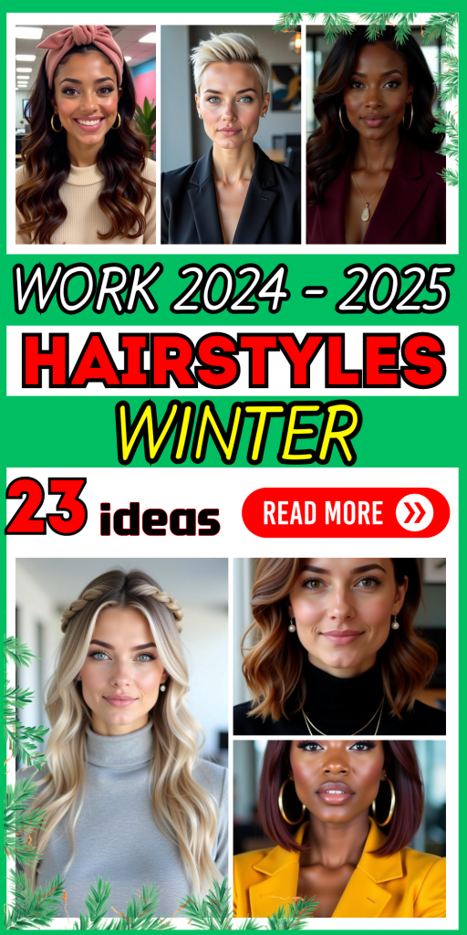 23 Top Winter Hairstyles for Work 2024-2025: Sleek, Stylish, and Professional