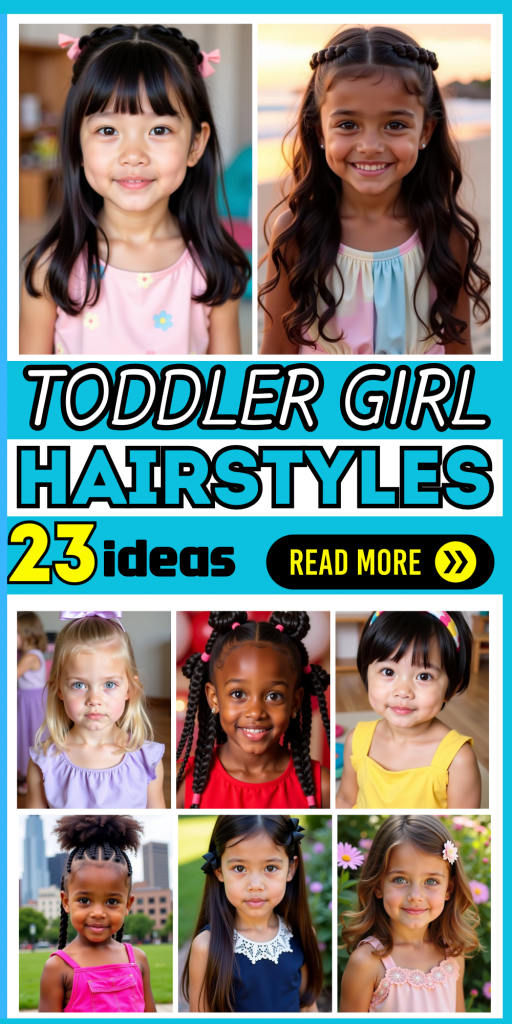 23 Top Cute Toddler Hairstyles for Girls: Curly, Short, and Braided Styles