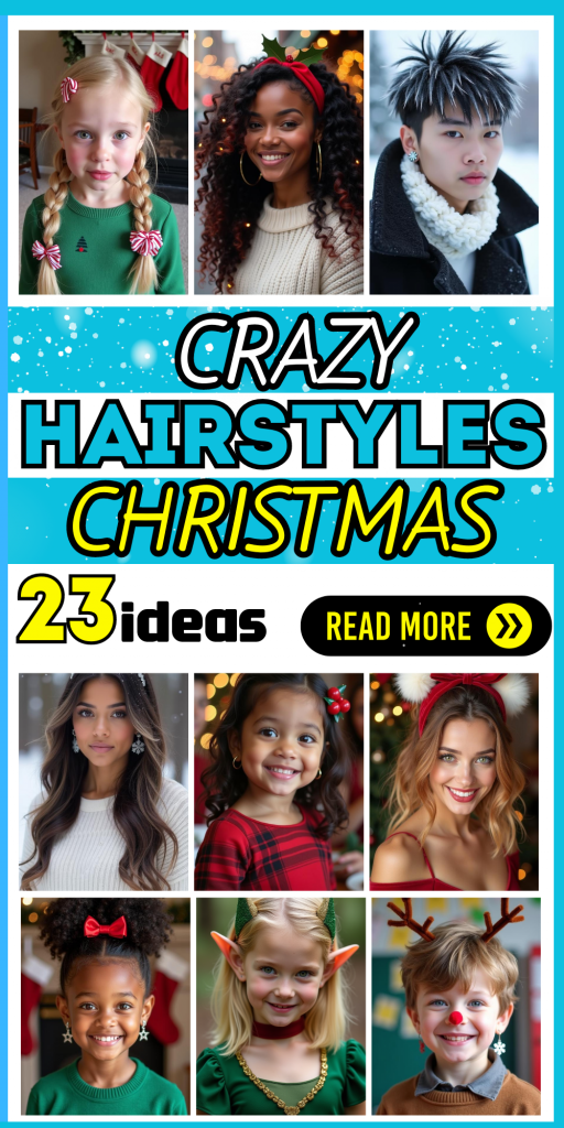 23 Crazy Christmas Hairstyles to Rock This Holiday Season