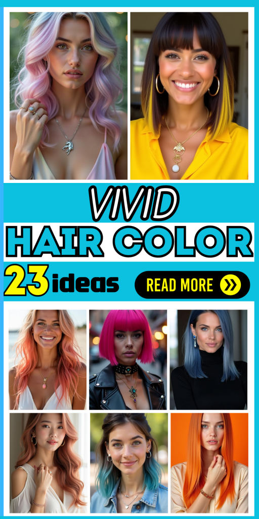 23 Vivid Hair Color Ideas for Short, Long, and Pixie Cuts: Bold Hues and Placement Inspiration