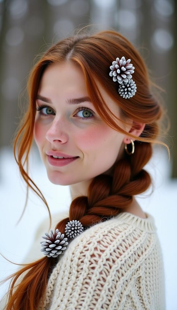 23 Stunning Christmas Hair Accessories Ideas for Women and Kids