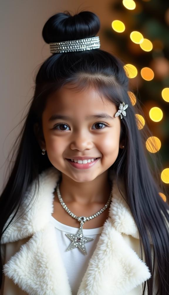 23 Festive Christmas Hairstyles for Kids | Holiday Hair Ideas