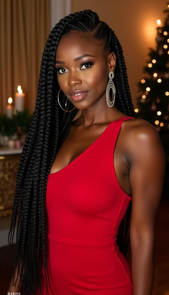 23 Stunning Christmas Hairstyles for Black Women – Braids, Wigs, and Natural Hair Ideas