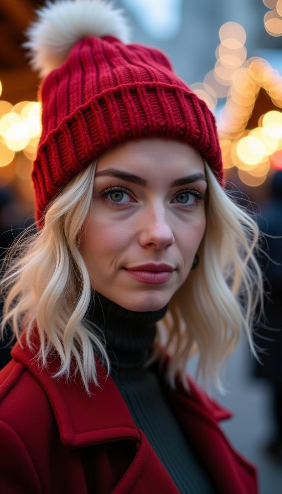 23 Stunning Christmas Hat Hairstyles for a Festive Look This Holiday Season