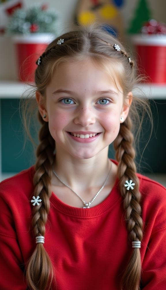 23 Cute Christmas Hairstyles for Kids, Teens & Women – Easy Holiday Looks for All Hair Types