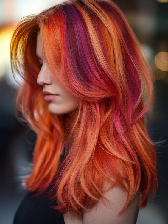 Dark Auburn Fire Ombre Hair Color 2025: Bold, Vibrant Trends to Try