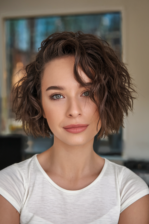 Messy Shag Haircut for Medium Shoulder-Length Hair 2025