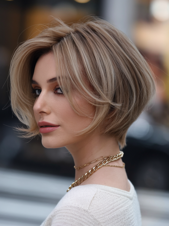 Chic Short Spring Haircuts Ideas 2025 for Oval and Round Faces