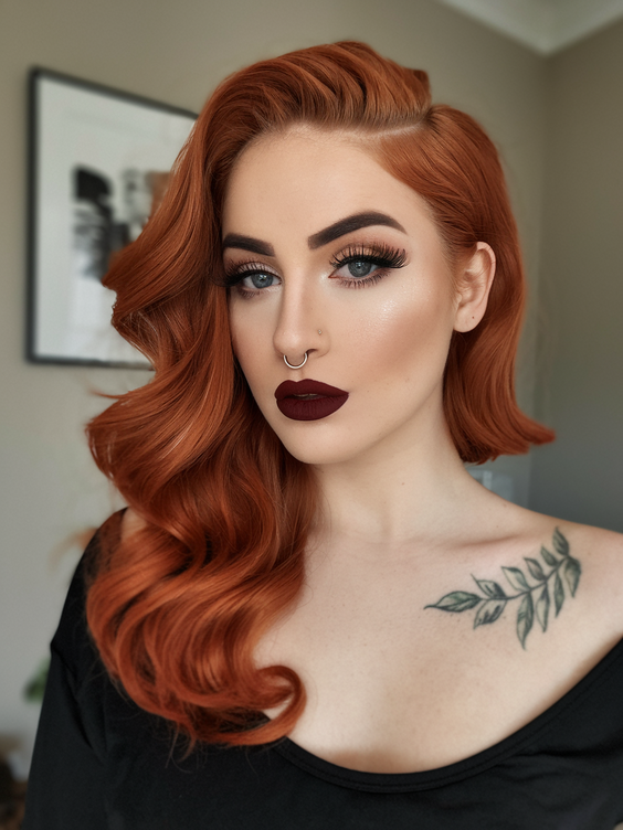 Dark Auburn Fire Ombre Hair Color 2025: Bold, Vibrant Trends to Try