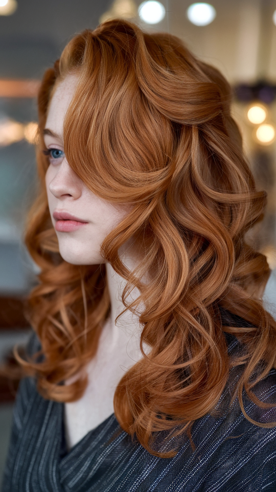 Copper Balayage Hair Color 2025: Red, Auburn, and Blonde Highlights for Natural Beauty