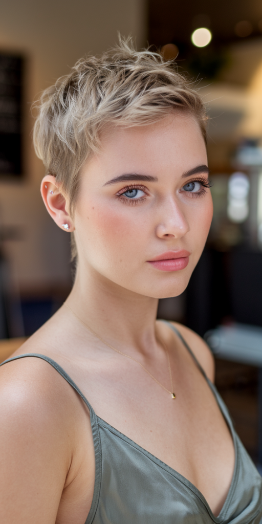 Chic Short Spring Haircuts Ideas 2025 for Oval and Round Faces