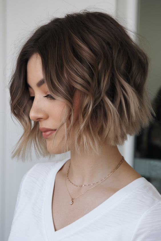 Messy Shag Haircut for Medium Shoulder-Length Hair 2025