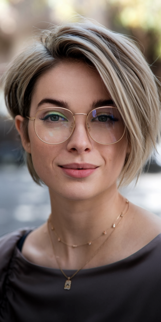 Chic Short Spring Haircuts Ideas 2025 for Oval and Round Faces