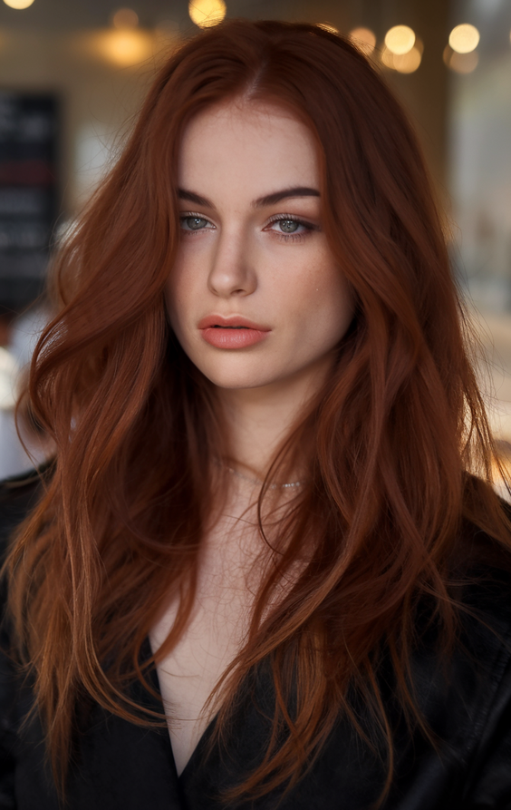 Copper Balayage Hair Color 2025: Red, Auburn, and Blonde Highlights for Natural Beauty