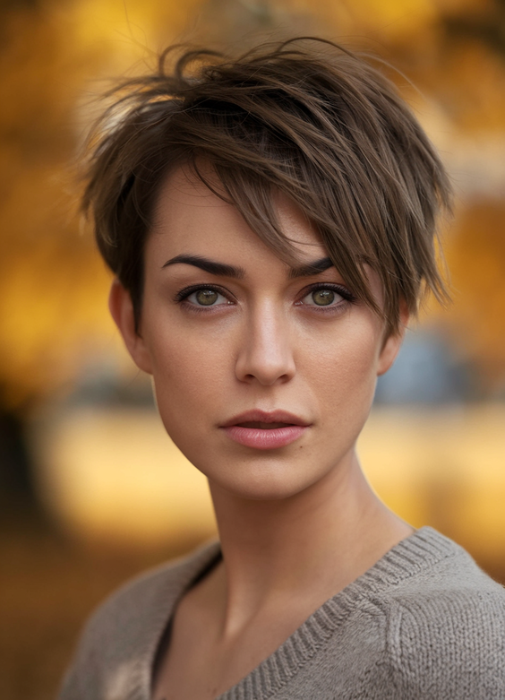 Chic Short Spring Haircuts Ideas 2025 for Oval and Round Faces