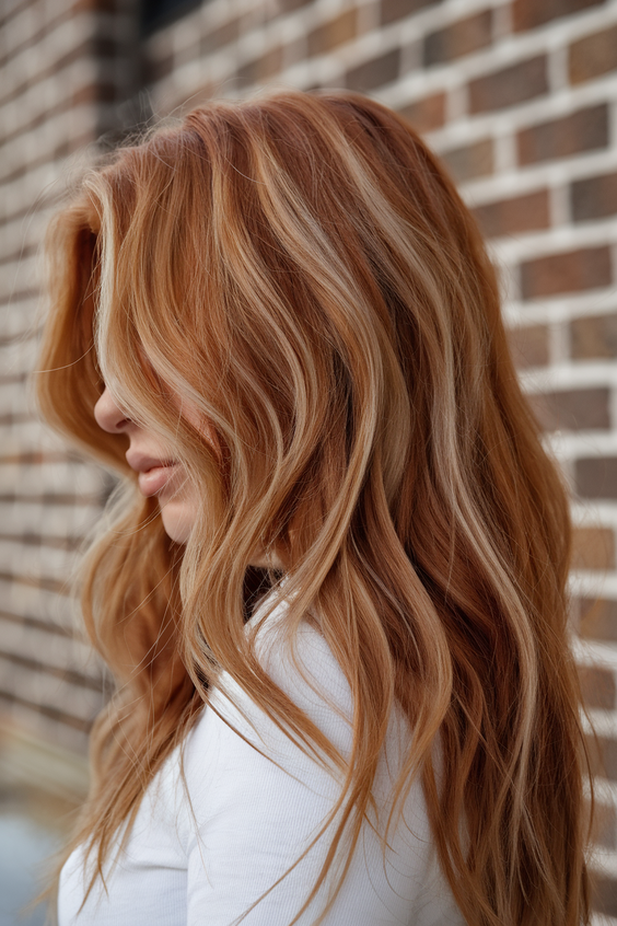 Copper Balayage Hair Color 2025: Red, Auburn, and Blonde Highlights for Natural Beauty