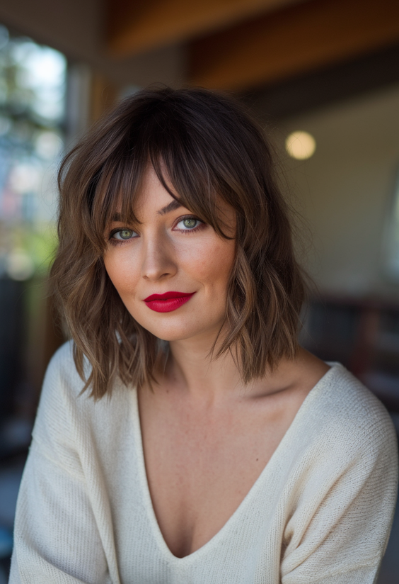 Spring Haircuts with Bangs 2025: Trendy Looks for Every Face Shape