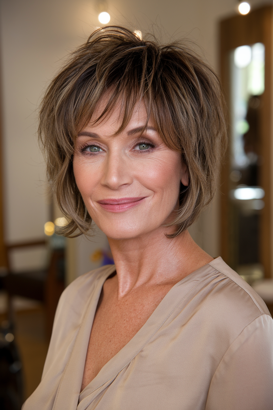 Modern Haircuts for Women Over 50 in 2025 - Trendy Styles