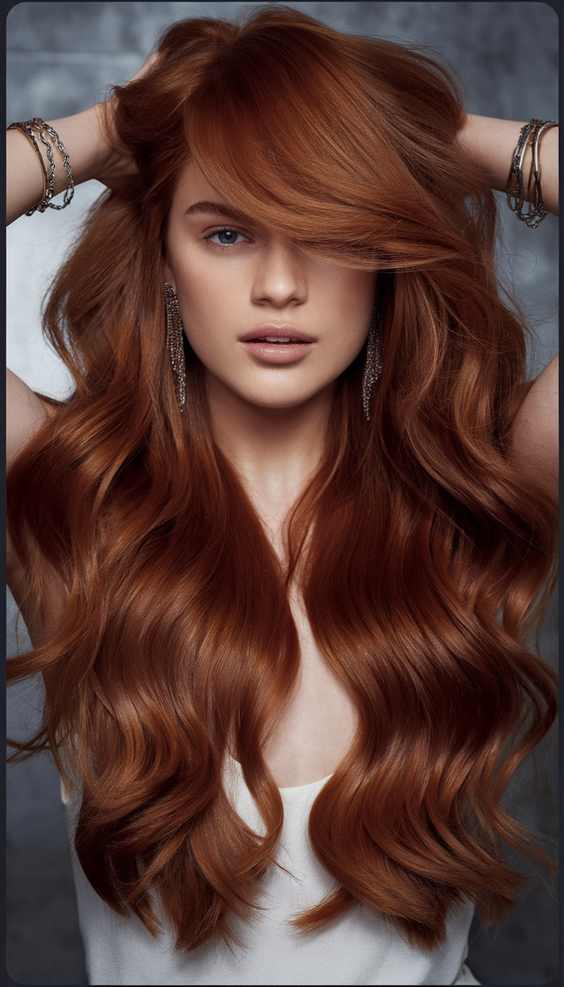 Copper Balayage Hair Color 2025: Red, Auburn, and Blonde Highlights for Natural Beauty