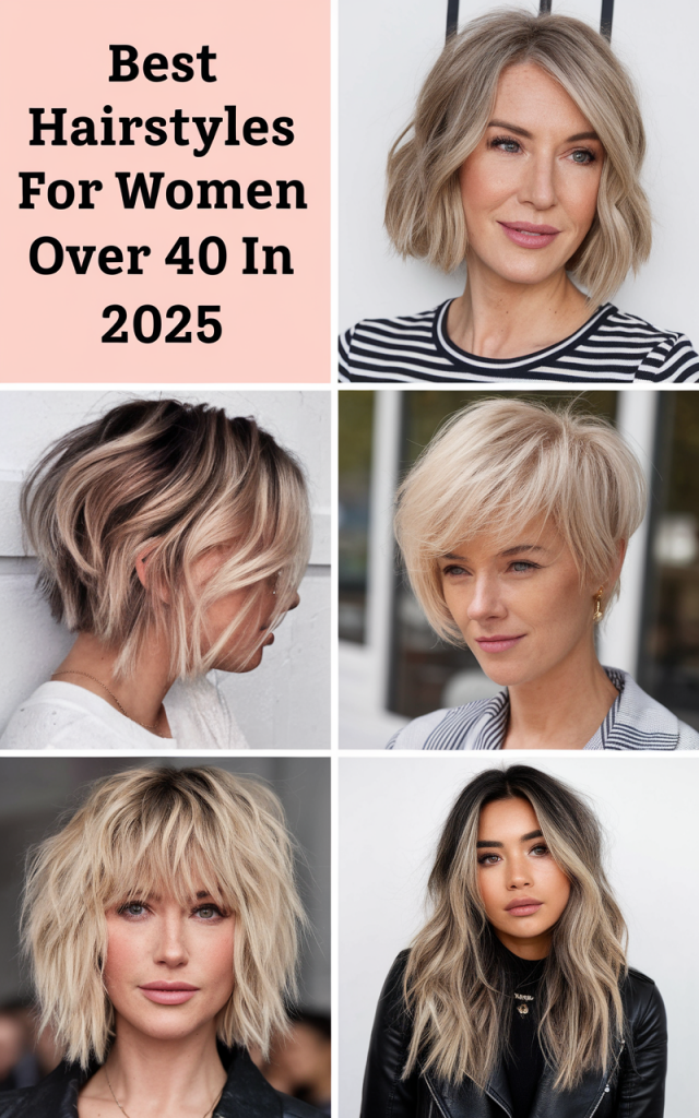 Trendy Hairstyles for Women Over 40 in 2025: Top Styles