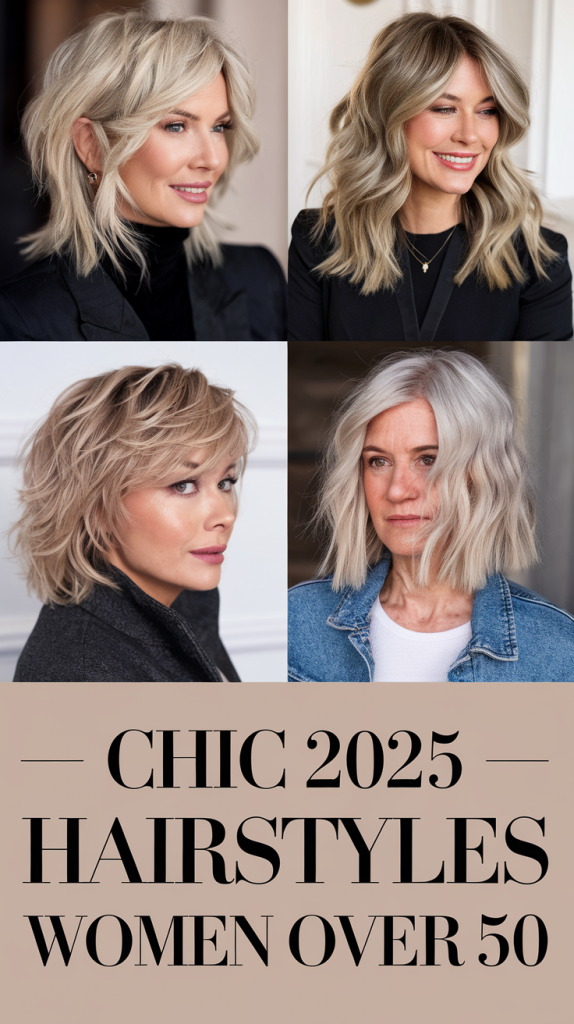 Stunning Hairstyles for Women Over 50 in 2025 – Embrace Elegance