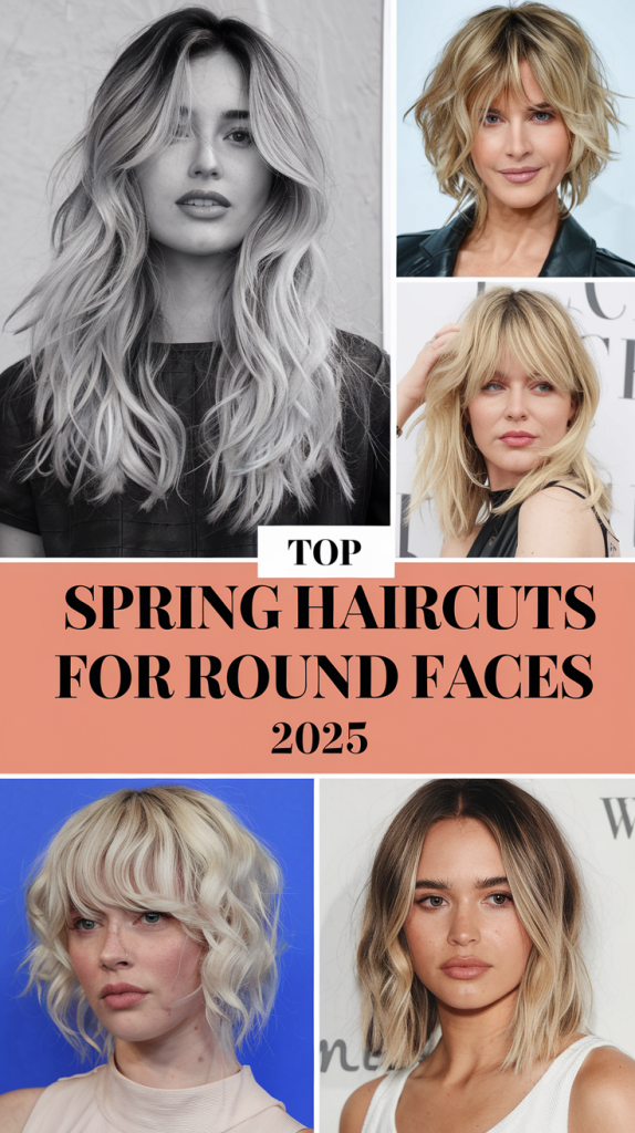 Top Spring Haircuts for Round Face Ideas 2025 – Flattering and Trendy Styles