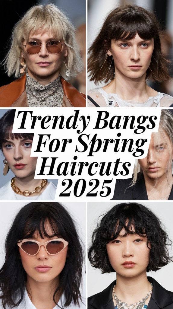 Spring Haircuts with Bangs 2025: Trendy Looks for Every Face Shape