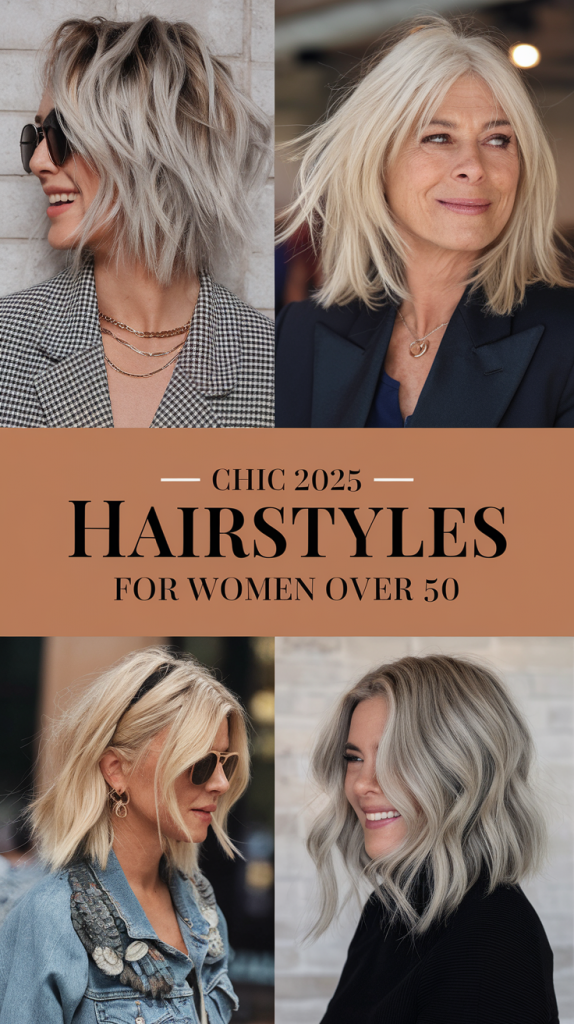 Stunning Hairstyles for Women Over 50 in 2025 – Embrace Elegance