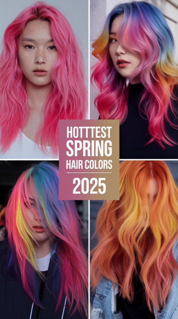 Spring Hair Colors 2025: Trendy Shades from Natural Blondes to Bold Reds