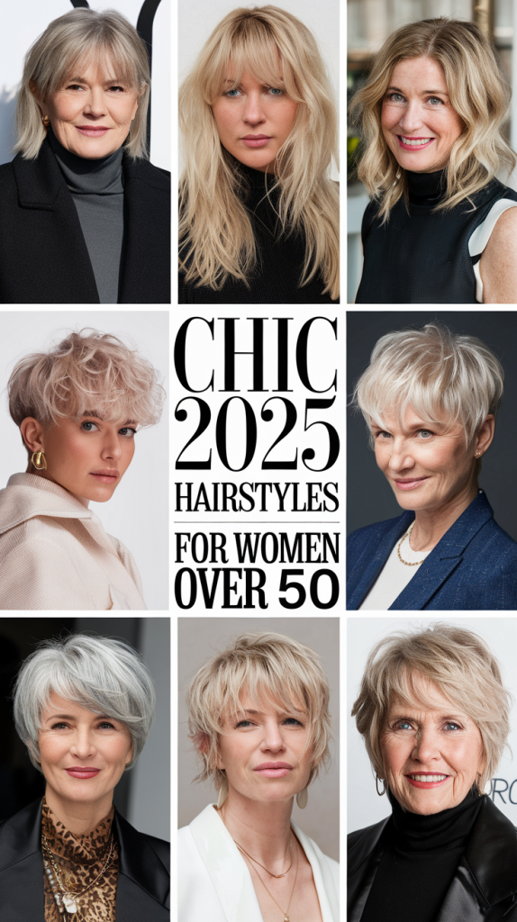 Stunning Hairstyles for Women Over 50 in 2025 – Embrace Elegance