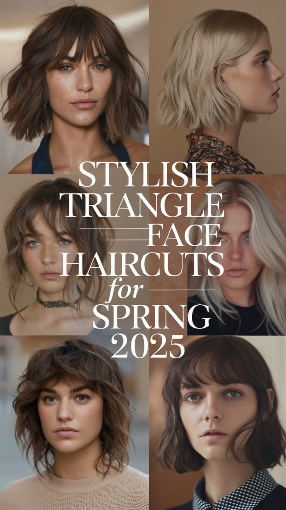 Spring Haircuts for Triangle Face Ideas 2025: Best Looks for the Season